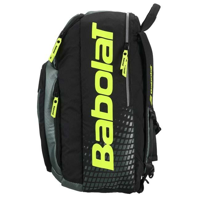 ラケット収納可 バボラ(Babolat) 2026 Pure Aero ピュアアエロ バックパック リュックサック 753114-100 Mグレー×BK×Fイエロー(26y3m) | Babolat | 02