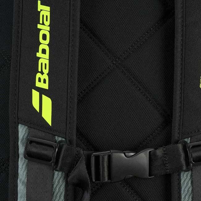 ラケット収納可 バボラ(Babolat) 2026 Pure Aero ピュアアエロ バックパック リュックサック 753114-100 Mグレー×BK×Fイエロー(26y3m) | Babolat | 03