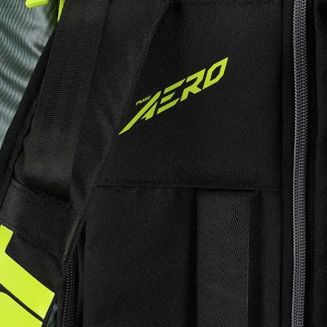 ６本収納 バボラ(Babolat) 2026 RH6 Pure Aero ピュアアエロ ラケットバッグ テニスバッグ 751239-100 Mグレー×BK×Fイエロー(26y3m)_5