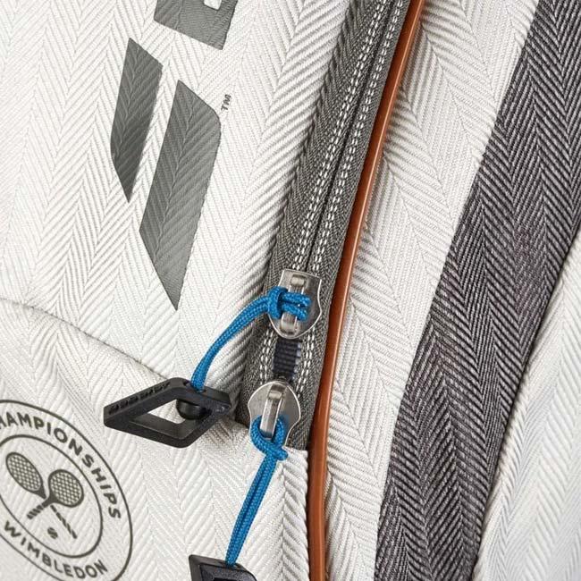 バボラ(Babolat) Cooler Bag Wimbledon クーラーバッグ ウインブルドン 保冷バッグ 742036-100 ホワイト×グレー(25y6m) | Babolat | 04
