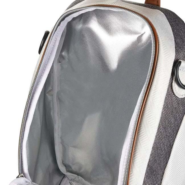バボラ(Babolat) Cooler Bag Wimbledon クーラーバッグ ウインブルドン 保冷バッグ 742036-100 ホワイト×グレー(25y6m) | Babolat | 05