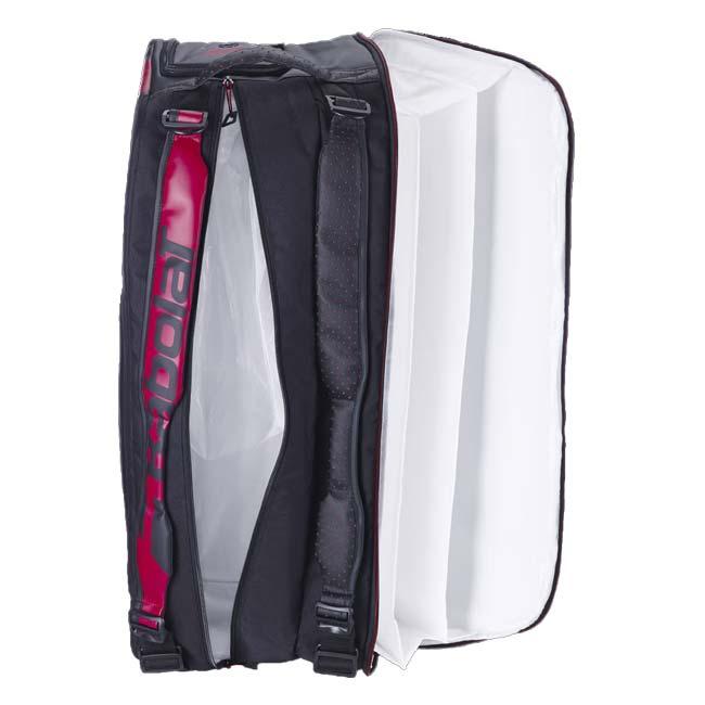 バドミントン・硬式テニスジュニアラケット収納可能 バボラ(Babolat) Cross Pro Bad クロス プロ バド ラケットバッグ 757020-100 ブラック×レッド(25y4m) | Babolat | 02