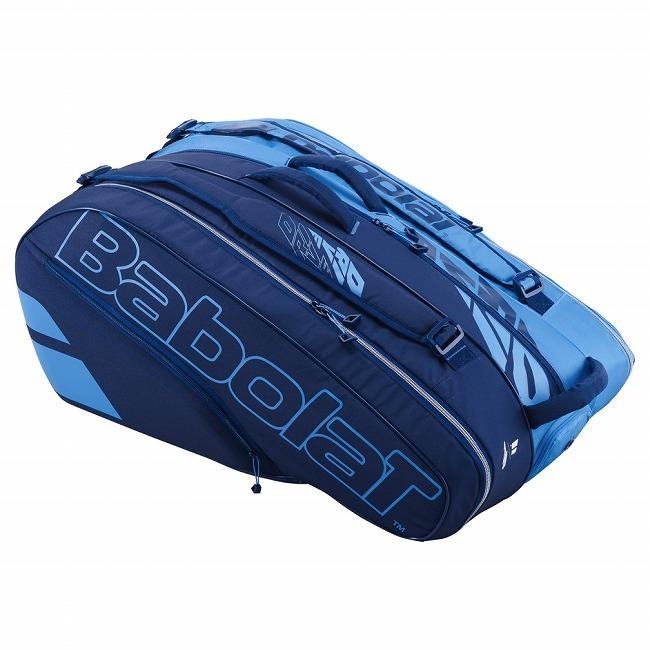 １２本収納 バボラ(Babolat) ピュアドライブ RH×12 ラケットバッグ テニスバッグ 751207-136 ブルー(20y10m) | Babolat