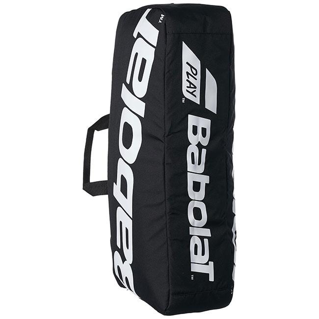 [3点セットで使いやすい!]バボラ(Babolat) ワンウィーク トーナメントバッグ トローリーダッフルバッグ 758003-145 ブラック×ホワイト(20y8m) メインコンパートメント×1 アクセサリポケット×1