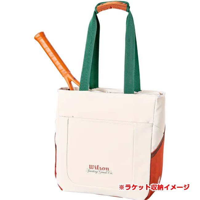 ラケット収納可 ウィルソン(Wilson) 2026 ROLAND GARROS ローランギャロス 2026 テニストートバッグ WR8054401001 クリーム(26y2m) | Wilson | 05