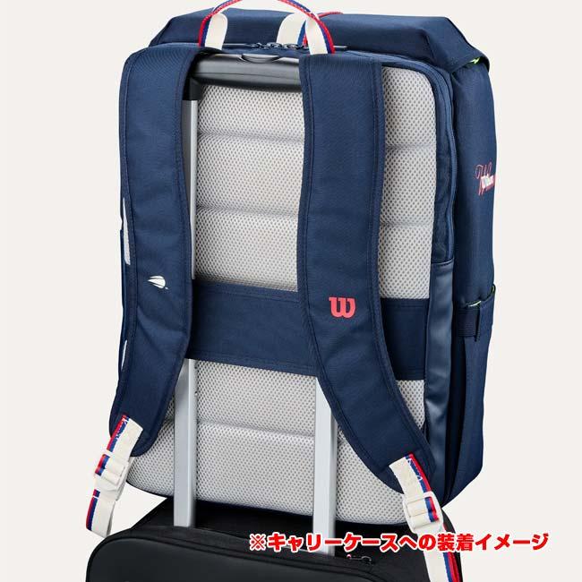 ラケット収納可 ウィルソン(Wilson) 2026 US OPEN 2026 全米オープン テニスバックパック リュックサック WR8056601001 ネイビー(26y8m) | Wilson | 06