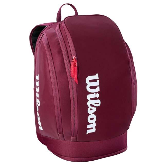 ラケット収納可 ウィルソン(Wilson) 2026 DEFYER ディファイア V1 バックパック リュックサック テニスバッグ WRB0000901NS バーガンディ(26y7m) |  | 02