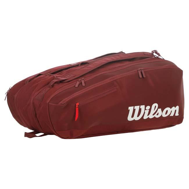 １５本収納 ウィルソン(Wilson) 2026 DEFYER ディファイア V1 ラケットバッグ 15PK テニスバッグ WR8058001001 バーガンディ(26y7m) | 