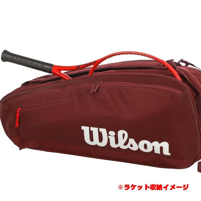 １５本収納 ウィルソン(Wilson) 2026 DEFYER ディファイア V1 ラケットバッグ 15PK テニスバッグ WR8058001001 バーガンディ(26y7m) |  | 12
