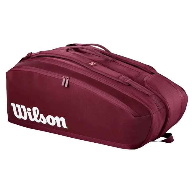 １５本収納 ウィルソン(Wilson) 2026 DEFYER ディファイア V1 ラケットバッグ 15PK テニスバッグ WR8058001001 バーガンディ(26y7m) |  | 02