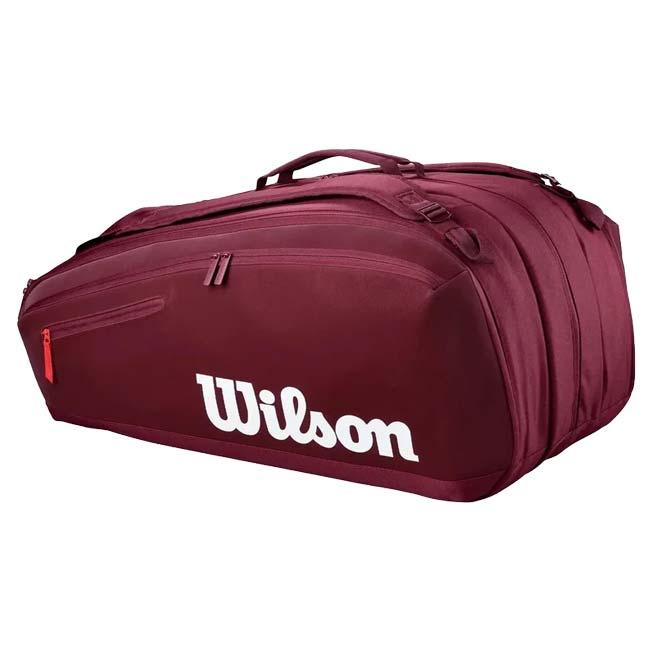 １５本収納 ウィルソン(Wilson) 2026 DEFYER ディファイア V1 ラケットバッグ 15PK テニスバッグ WR8058001001 バーガンディ(26y7m) |  | 03