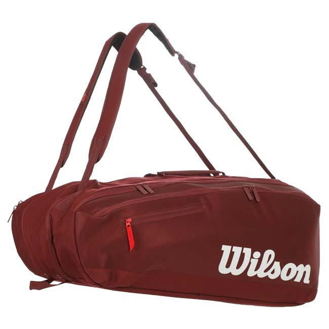 １５本収納 ウィルソン(Wilson) 2026 DEFYER ディファイア V1 ラケットバッグ 15PK テニスバッグ WR8058001001 バーガンディ(26y7m) |  | 06