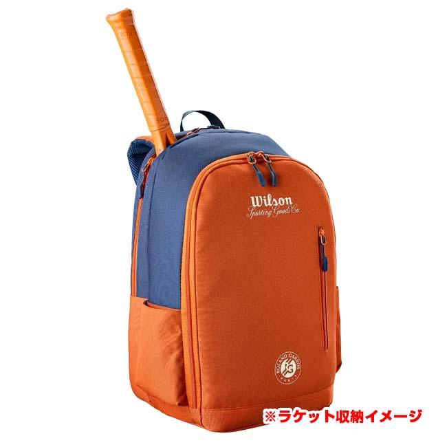 ラケット収納可 ウィルソン(Wilson) 2026 TEAM チーム ROLAND GARROS ローランギャロス バックパック リュックサック WR8053501001 クレー×ネイビー(26y7m) | Wilson | 05