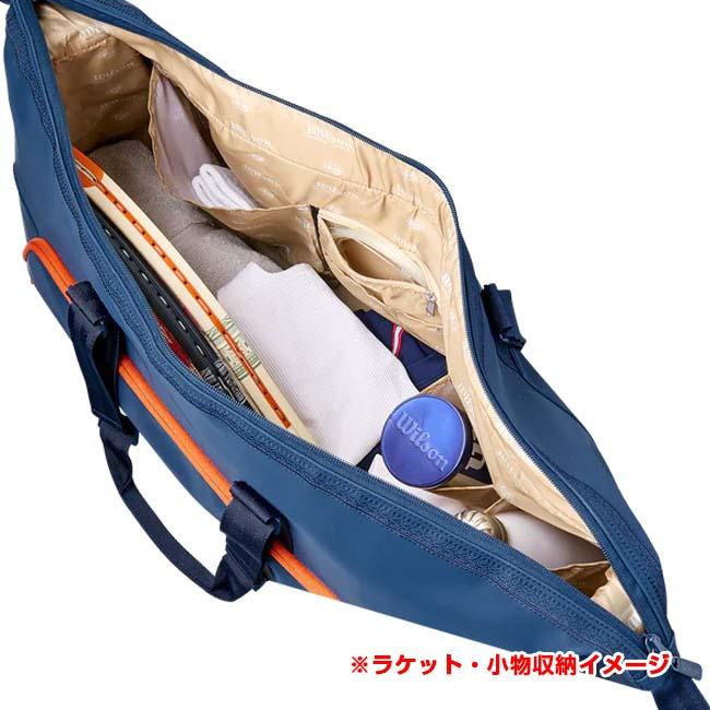 ６本収納 ウィルソン(Wilson) 2026 ROLAND GARROS ローランギャロス 2026 セッションソワレ ラージダッフルバッグ WR8054101001 ネイビー(26y2m) | Wilson | 05