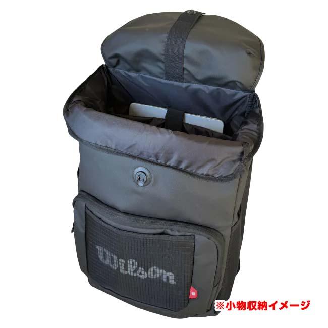 ラケット収納可 ウィルソン(Wilson) LIFESTYLE 2025 ライフスタイル2025 バックパック リュックサック WR8042201001 ブラック(26y1m) | Wilson | 02