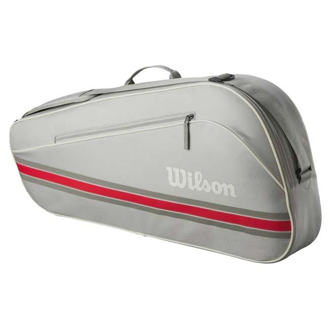 ウィルソン　Wilson テニス　ラケットバッグ　未使用 Wilson（ウイルソン） 国内未発売モデル 3本収納 ウィルソン(Wilson