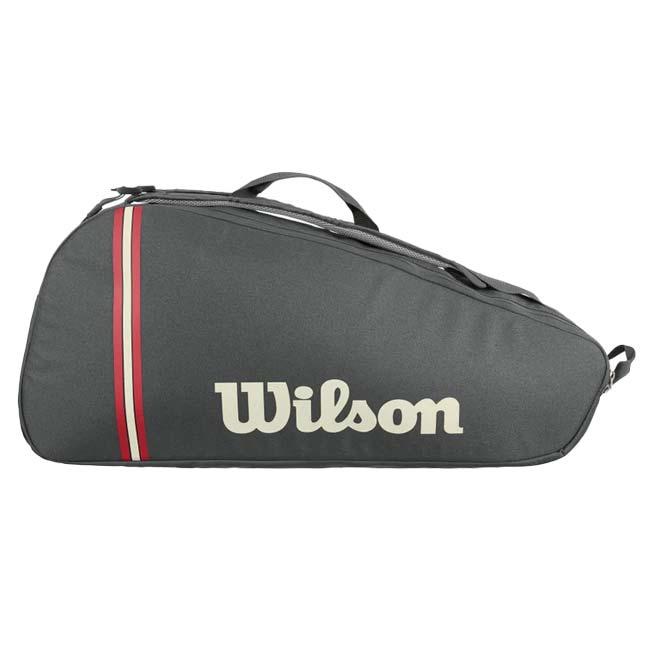 国内未発売モデル ６本収納 ウィルソン(Wilson) 2025 TOUR ツアー 6PK ラケットバッグ テニスバッグ WR8037501001 ブラック | Wilson | 01
