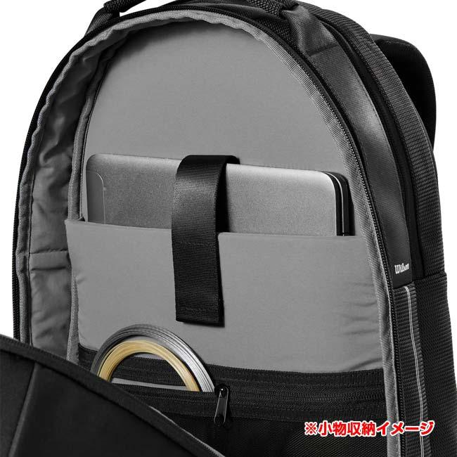 ラケット収納可 ロジャー・フェデラー ウィルソン(Wilson) 2024 RF バックパック リュックサック テニスバッグ WR8032801001ブラック(24y8m) | Wilson | 07