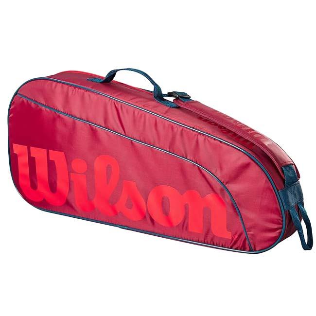 ジュニアラケット用 ３本収納 ウィルソン(Wilson) ジュニア 3R ワンショルダータイプ ラケットバッグ WR8023903001レッド×インフラレッド(24y7m) |  | 01