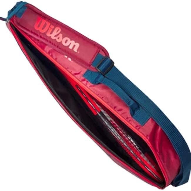 ジュニアラケット用 ３本収納 ウィルソン(Wilson) ジュニア 3R ワンショルダータイプ ラケットバッグ WR8023903001レッド×インフラレッド(24y7m) |  | 04
