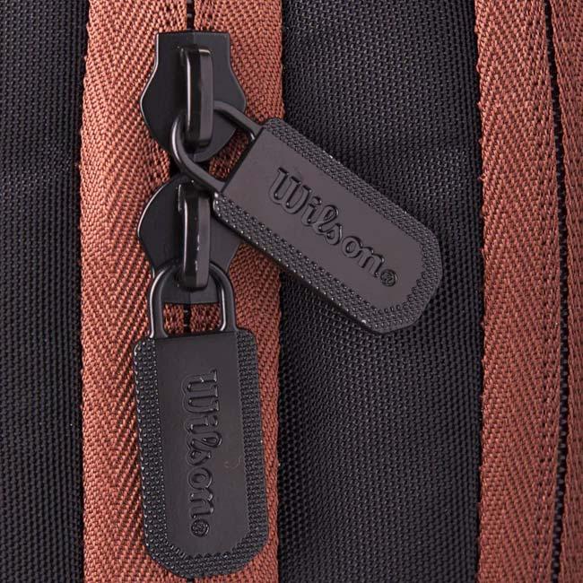 ラケット収納可 ウィルソン(Wilson) SUPER TOUR スーパーツアー PRO STAFF プロスタッフ V14 バックパック テニスバッグ WR8024601001-BR×BK | Wilson | 04