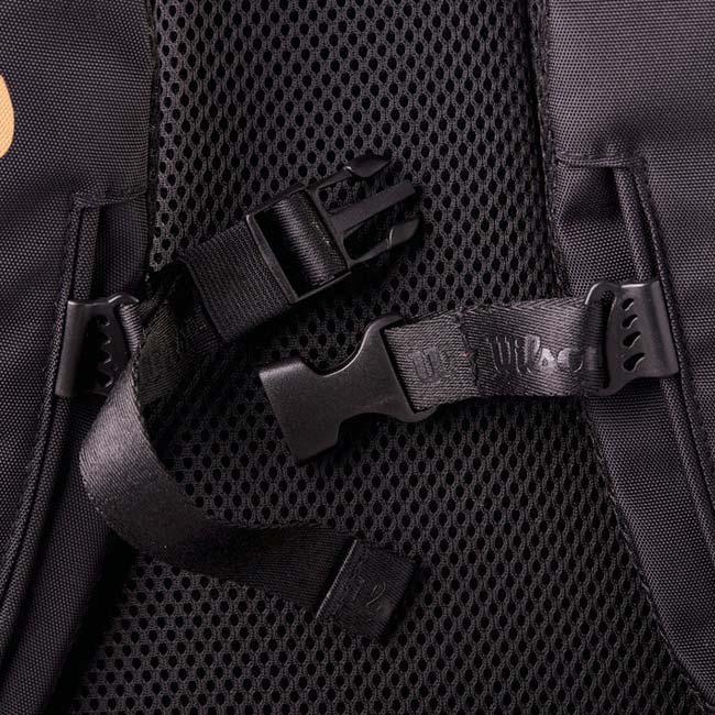 ラケット収納可 ウィルソン(Wilson) SUPER TOUR スーパーツアー PRO STAFF プロスタッフ V14 バックパック テニスバッグ WR8024601001-BR×BK | Wilson | 06