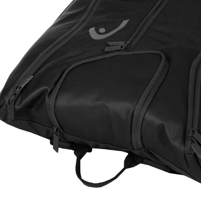 １２本収納 ヘッド(HEAD) TOUR TEAM ツアーチーム ラケットバッグ XL テニスバッグ 263104-BK ブラック(26y1m) | HEAD | 05