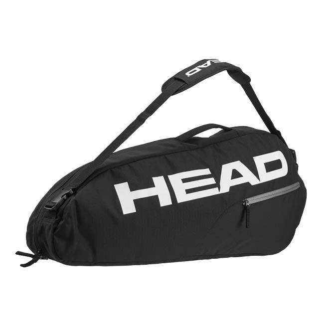 ３本収納 ヘッド(HEAD) 2025 ラケットベース S ワンショルダータイプ ラケットバッグ テニスバッグ 261225-BK ブラック(25y9m) | HEAD