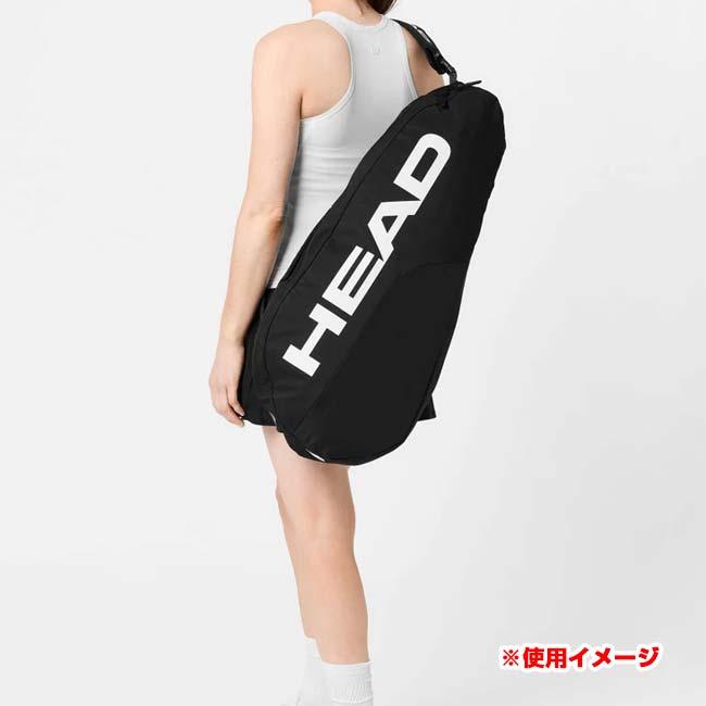 ３本収納 ヘッド(HEAD) 2025 ラケットベース S ワンショルダータイプ ラケットバッグ テニスバッグ 261225-BK ブラック(25y9m) | HEAD | 10