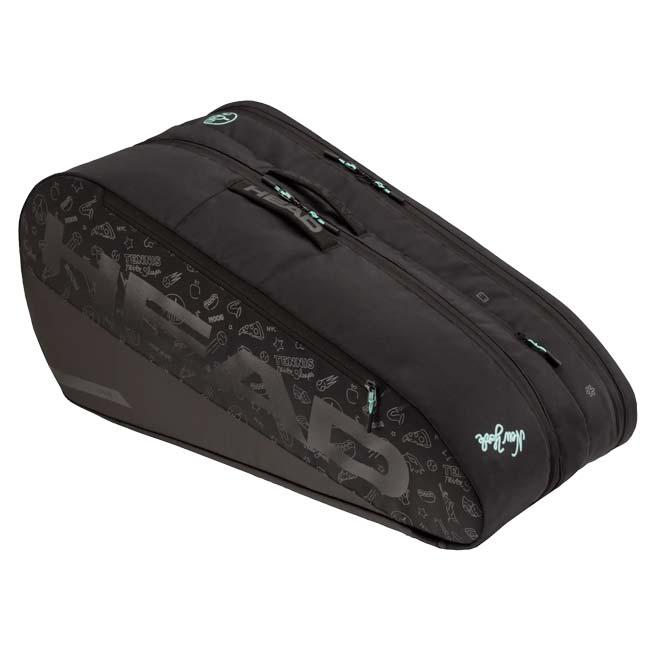 限定モデル ９本収納 ヘッド(HEAD) 2025 TOUR ツアー L NEON ネオン 65L ラケットバッグ テニスバッグ 261955ブラック×ブルー(25y9m) | HEAD | 03