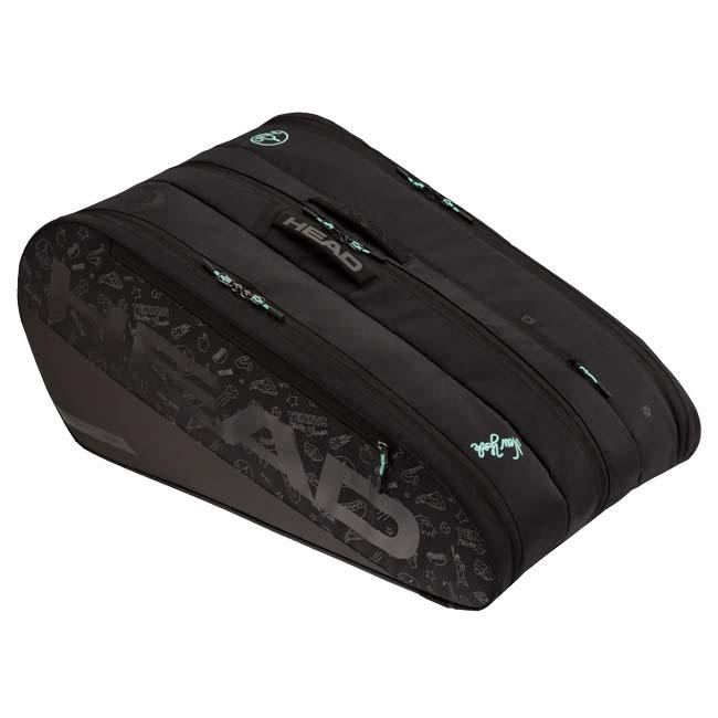 限定モデル １２本収納 ヘッド(HEAD) 2025 TOUR ツアー XL NEON ネオン 75L ラケットバッグ テニスバッグ 261945 ブラック×ブルー(25y9m) | HEAD | 03
