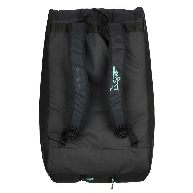 限定モデル １２本収納 ヘッド(HEAD) 2025 TOUR ツアー XL NEON ネオン 75L ラケットバッグ テニスバッグ 261945 ブラック×ブルー(25y9m) | HEAD | 04