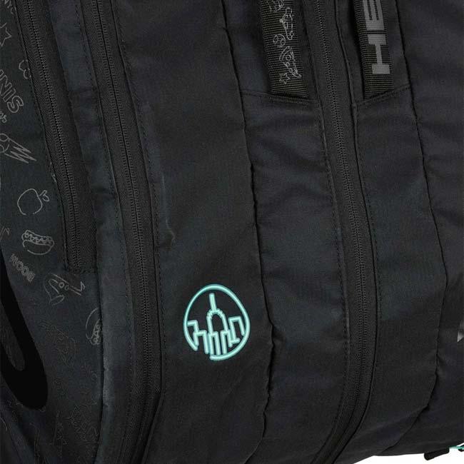 限定モデル １２本収納 ヘッド(HEAD) 2025 TOUR ツアー XL NEON ネオン 75L ラケットバッグ テニスバッグ 261945 ブラック×ブルー(25y9m) | HEAD | 05