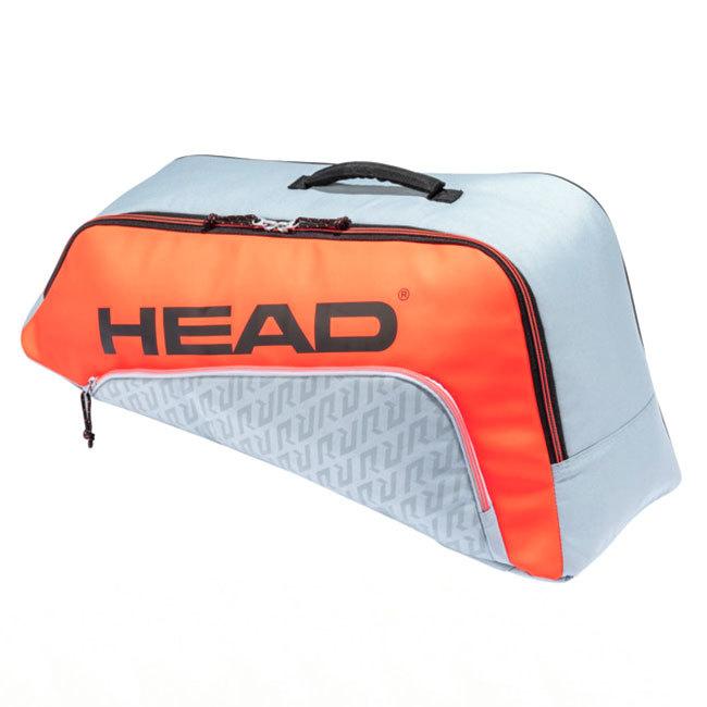 ヘッド(HEAD) 2021 ジュニア COMBI REBEL コンビレベル ジュニア用ラケットバッグ テニスバッグ 283481-GROR グレー×オレンジ(21y2m) | HEAD