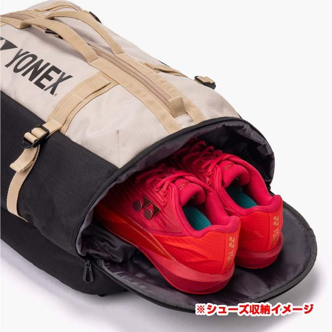 ラケット収納可 ヨネックス(YONEX) 2026 ユニセックス ギアロジックシリーズ バックパック 40L テニスバッグ BAG2628(26y1m) | YONEX | 09
