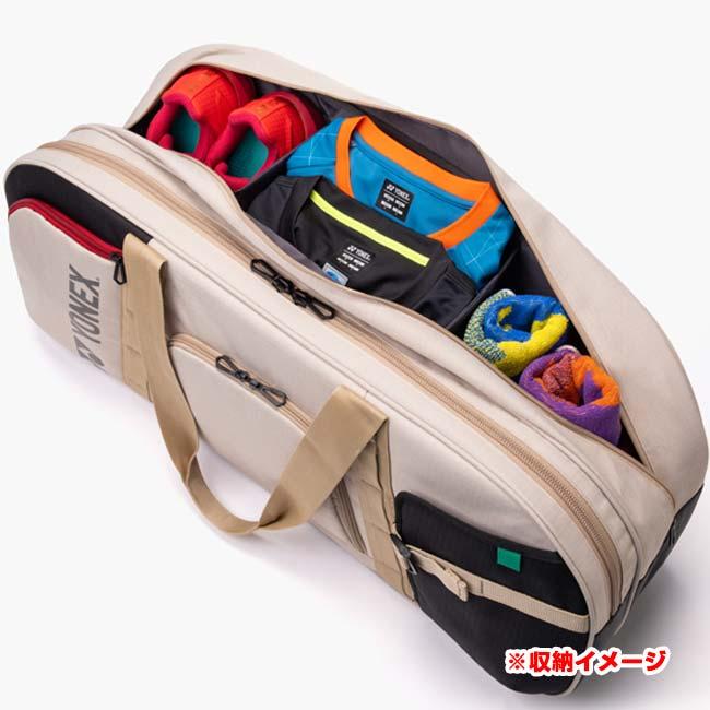 ラケット収納可 ヨネックス(YONEX) 2026 ユニセックス ギアロジックシリーズ トーナメントバッグ テニスバッグ BAG2621W(26y1m) | YONEX | 07