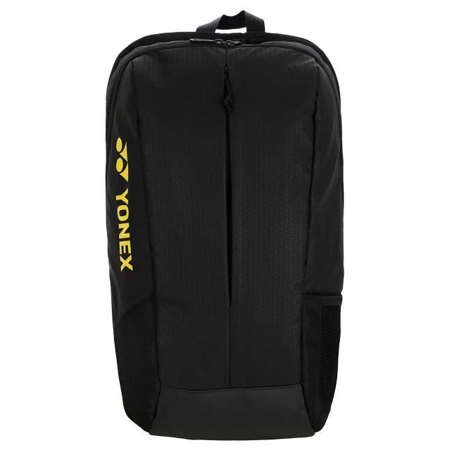 ラケット収納可 ヨネックス(YONEX) TEAM チーム バックパック テニスバッグ BA42512EX-400 ブラック×イエロー(26y1m) | YONEX | 01