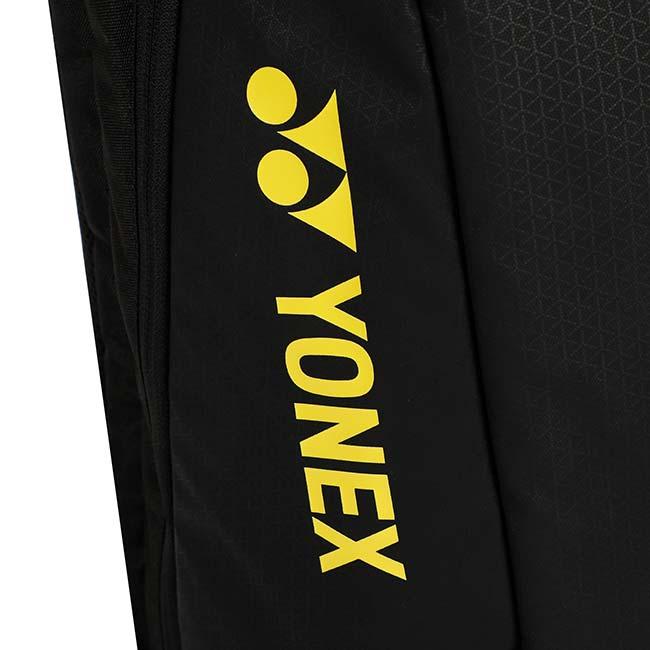 ラケット収納可 ヨネックス(YONEX) TEAM チーム バックパック テニスバッグ BA42512EX-400 ブラック×イエロー(26y1m) | YONEX | 03
