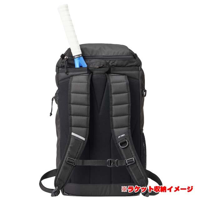 ラケット収納可 ヨネックス(YONEX) 2025 バックパック 41L テニスバッグ リュックサック BAG2538-007 ブラック(25y12m) | YONEX | 05