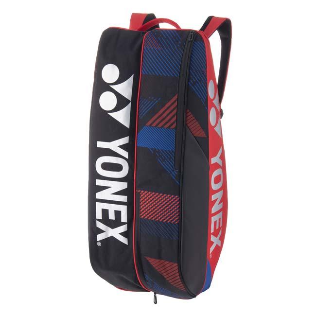６本収納 ヨネックス(YONEX) PROシリーズ ラケットバッグ6 スカッシュ・バドミントン・テニスバッグ BAG2402R-651 スカーレット(25y11m) | YONEX | 02