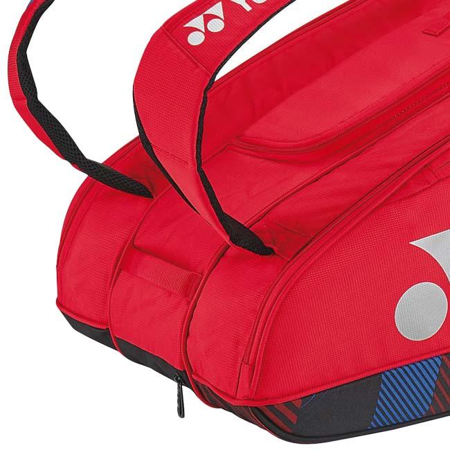 ９本収納 ヨネックス(YONEX) PROシリーズ ラケットバッグ9 スカッシュ・バドミントン・テニスバッグ BAG2402N-651 スカーレット(25y11m) | YONEX | 04