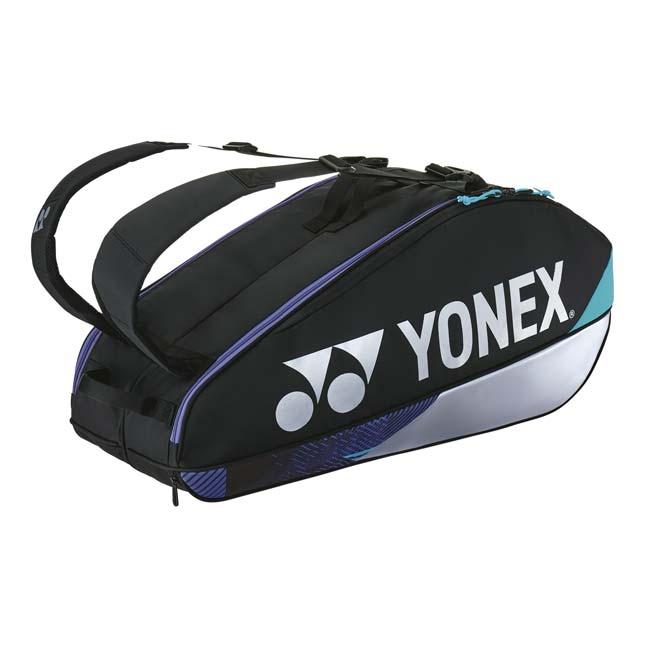 ６本収納 ヨネックス(YONEX) PROシリーズ ラケットバッグ6 テニスバッグ BAG2402R-076 ブラック×シルバー(25y11m) | YONEX