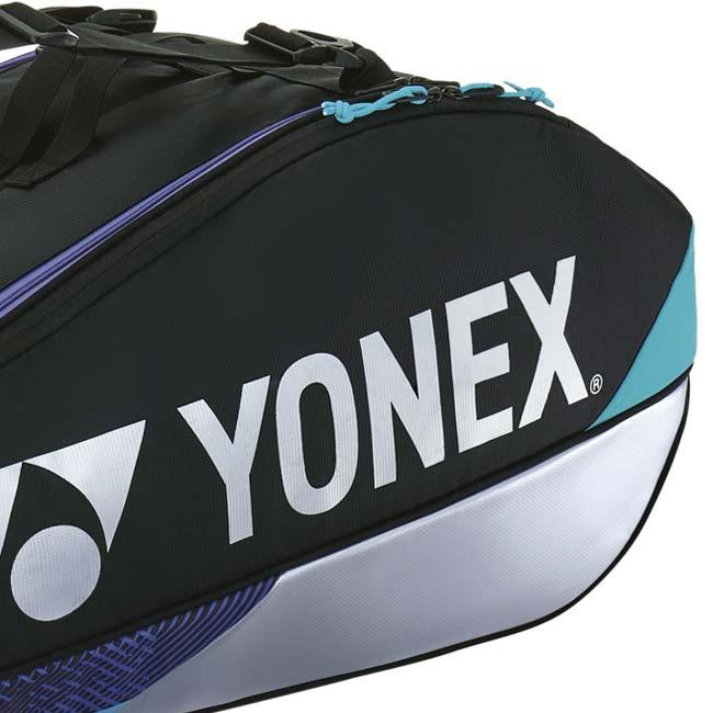 ６本収納 ヨネックス(YONEX) PROシリーズ ラケットバッグ6 テニスバッグ BAG2402R-076 ブラック×シルバー(25y11m) | YONEX | 02