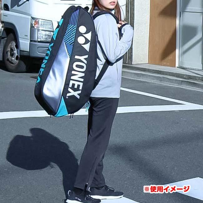 ６本収納 ヨネックス(YONEX) PROシリーズ ラケットバッグ6 テニスバッグ BAG2402R-076 ブラック×シルバー(25y11m) | YONEX | 03