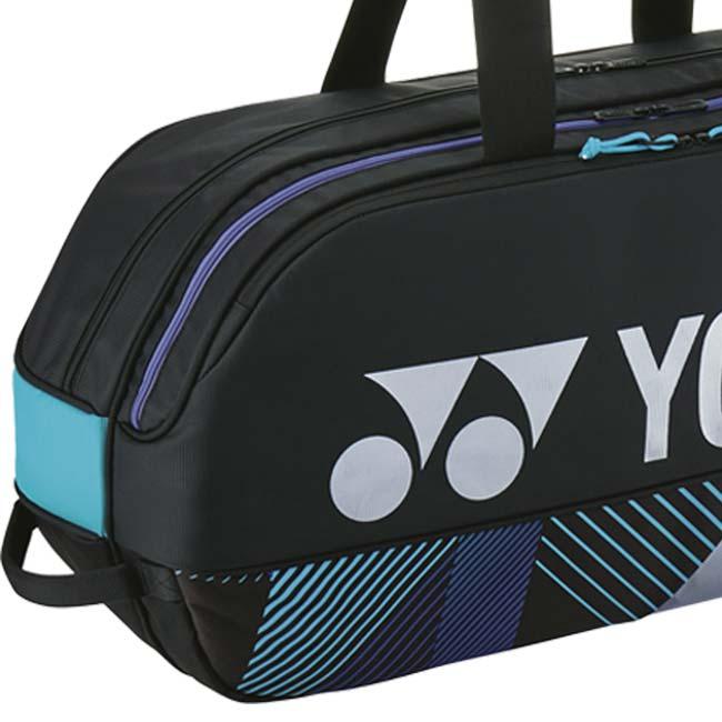 ２本収納 ヨネックス(YONEX) PROシリーズ トーナメントバッグ ラケットバッグ テニスバッグ BAG2401W-076 ブラック×シルバー(25y11m) | YONEX | 01