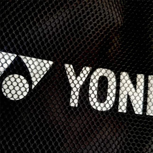ヨネックス(Yonex) 純正ソフトラケットケース 1本収納 ブラック 巾着タイプ ※メッシュ生地付き※｜amuse37｜02