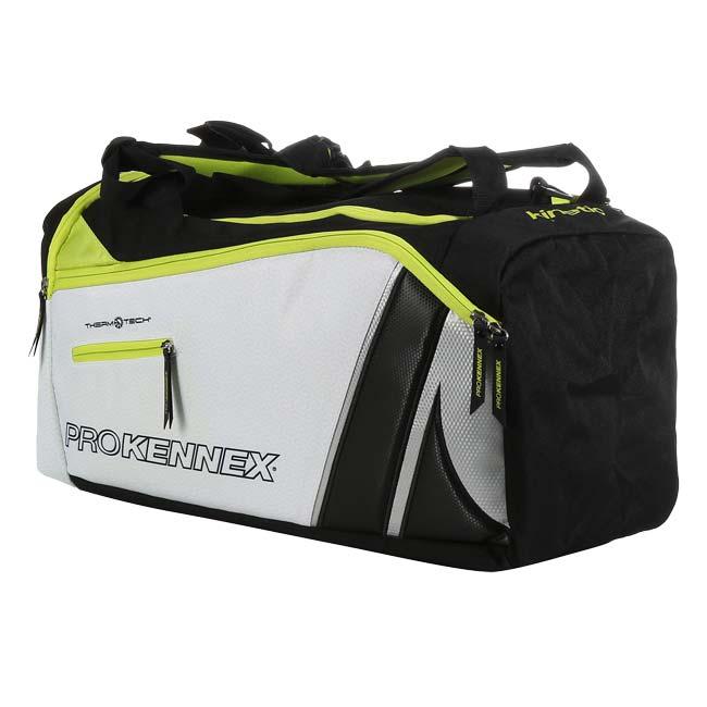 ラケット収納可 プロケネックス(ProKennex) TOUR ツアー スポーツ サーモバッグ テニスバッグ AYBG2304クールグレー×ブラック(24y8m)_1