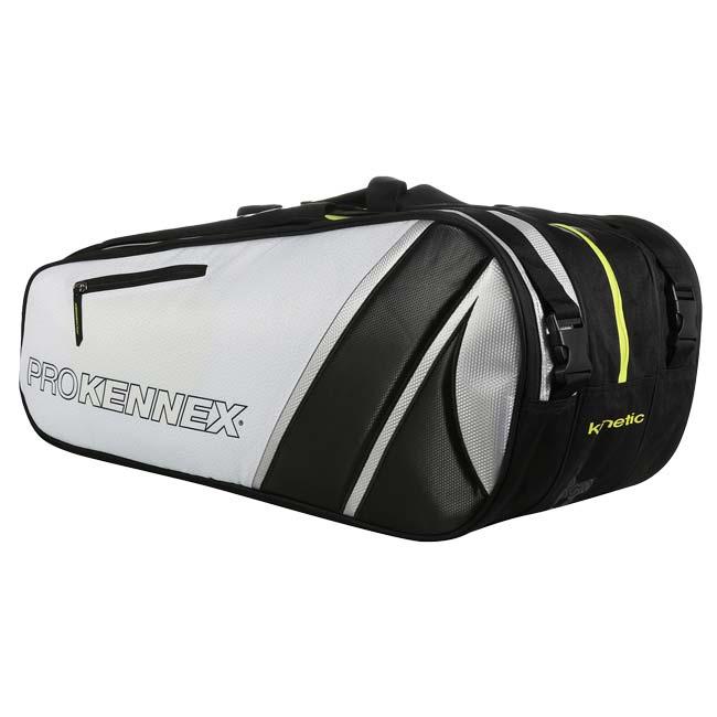 １２本収納 プロケネックス(ProKennex) TOUR Triple Thermal ツアートリプル サーマルラケットバッグ テニスバッグ AYBG2301クールグレー×ブラック(24y8m) |  | 01