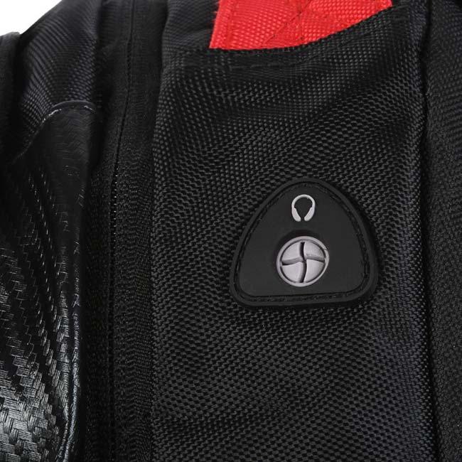 ラケット収納可 プロケネックス(ProKennex) バックパック リュックサック テニスバッグ AYBG1602ブラック×レッド(24y8m) |  | 04