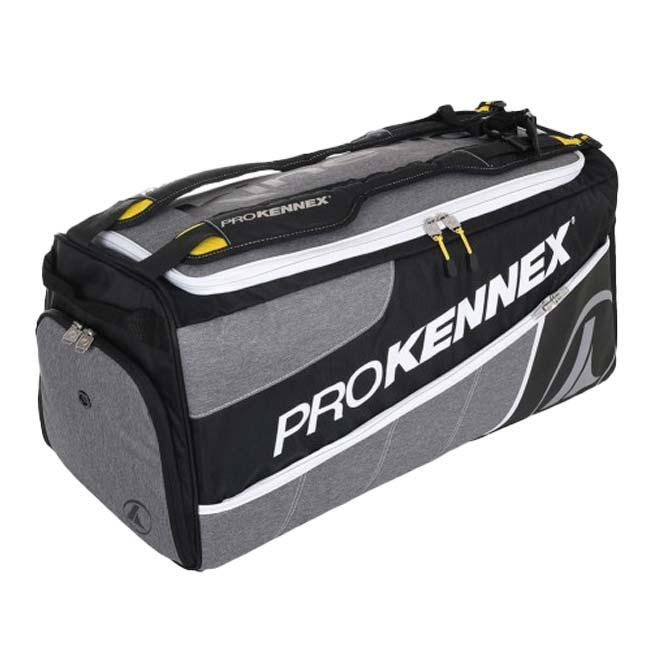 ラケット収納可 プロケネックス(ProKennex) KINETIC ラックパック トラベルバッグ ダッフルバッグ テニスバッグ AYBG1804-グレー×ブラック(24y3m) | 